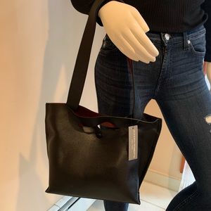 Sondra Roberts Colorblock Leather Tote Bag